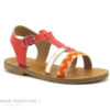 Wipop RAIMANIE Corail Or Orange - Nu-pieds Fille