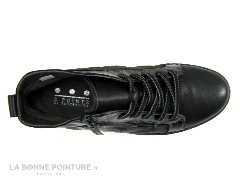 3 Points De Suspension KIARI 22395-009 - Noir - Chaussure Montante F 8 3 Points De Suspension KIARI 22395-009 - Noir - Chaussure Montante F – Image 6