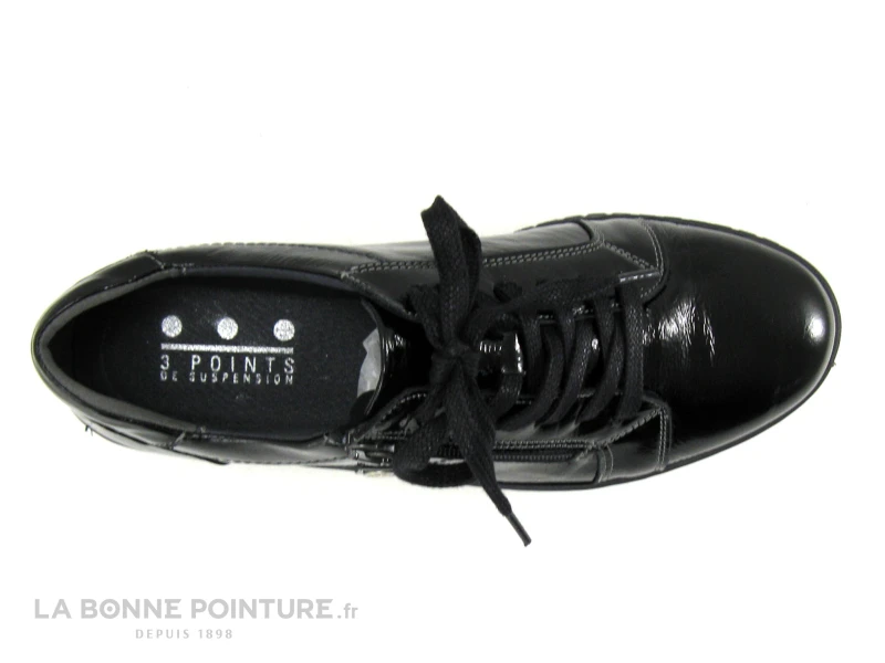 3 Points De Suspension KIAZIP 19450 Vernis Noir - Derby Femme 8 3 Points De Suspension KIAZIP 19450 Vernis Noir - Derby Femme – Image 6