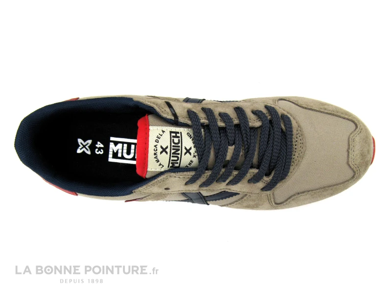Munich MASSANA 437 Beige Bleu Rouge - Sneakers Mode Homme 8 Munich MASSANA 437 Beige Bleu Rouge - Sneakers Mode Homme – Image 6