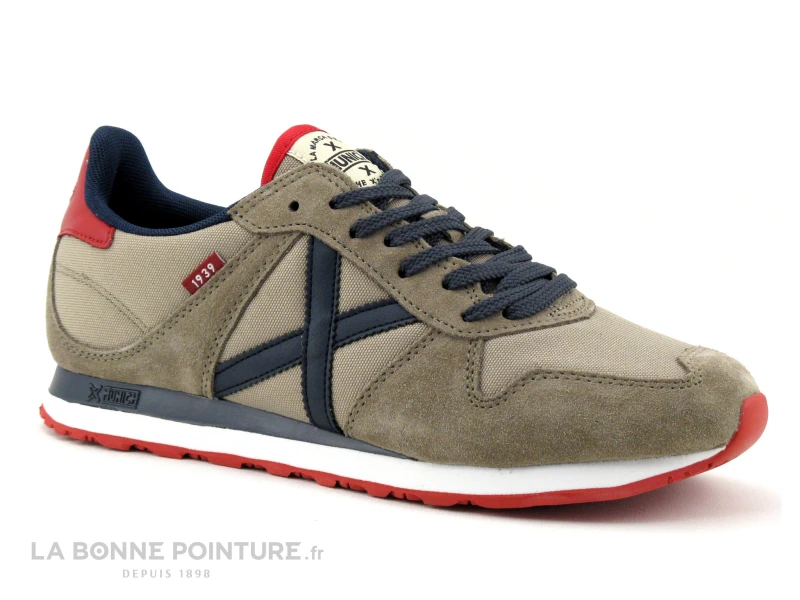 Munich MASSANA 437 Beige Bleu Rouge - Sneakers Mode Homme 3 Munich MASSANA 437 Beige Bleu Rouge - Sneakers Mode Homme