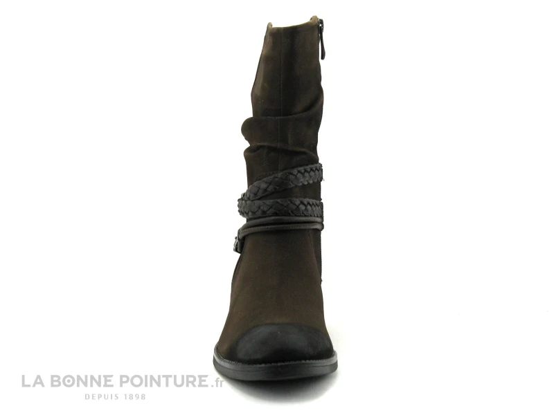 Marco Tozzi 2-25316-29 Cafe Comb - Bottine Femme Marron 4 Marco Tozzi 2-25316-29 Cafe Comb - Bottine Femme Marron – Image 2