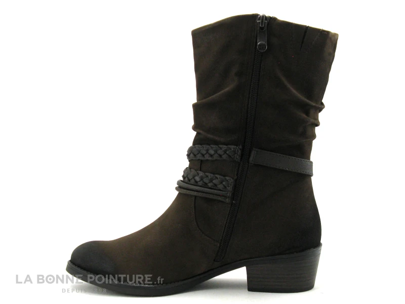 Marco Tozzi 2-25316-29 Cafe Comb - Bottine Femme Marron 5 Marco Tozzi 2-25316-29 Cafe Comb - Bottine Femme Marron – Image 3