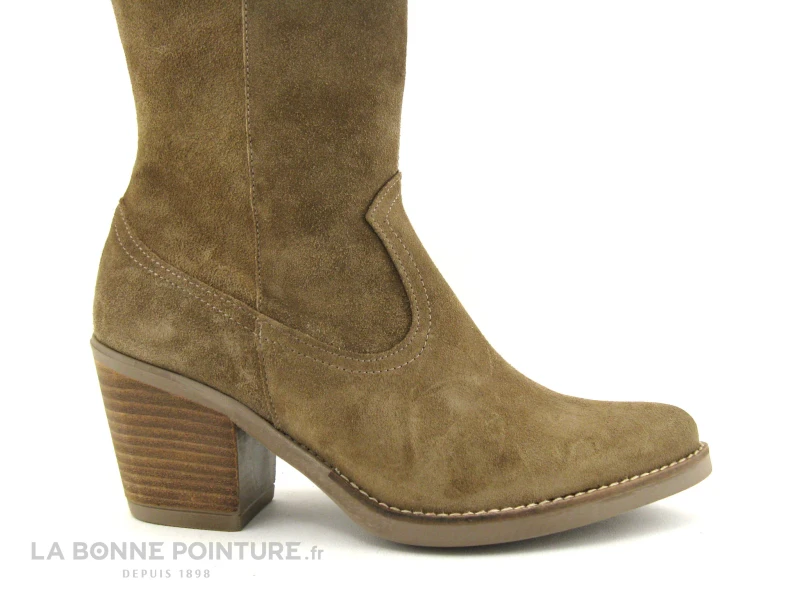 Patricia Miller 5140 Sade Taupe - Botte Western Femme Nubuck 7 Patricia Miller 5140 Sade Taupe - Botte Western Femme Nubuck – Image 5