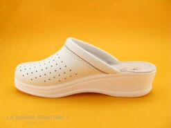 SANITAL LIGHT Sabot Perforé Cuir Blanc 1350 -Chaussure Offre Boutique cd24607c73b9e66c561f35ea11d5d5ef img 3262 70681