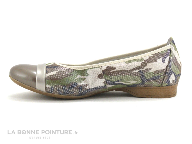 INEA Isabeau Camouflage Kaki Marron - Ballerine 5 INEA Isabeau Camouflage Kaki Marron - Ballerine – Image 3