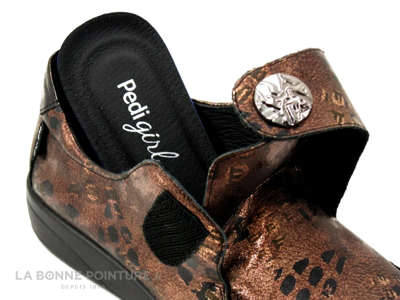 Pedi Girl DEMBA Marron Bronze - Chaussure Confort Femme Avec Scratch 7 Pedi Girl DEMBA Marron Bronze - Chaussure Confort Femme Avec Scratch – Image 5