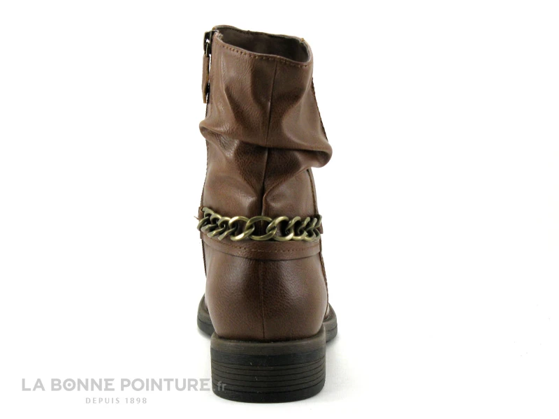 Tamaris 1-25328-27 Cognac - Bottine Avec Chainette Bronze 6 Tamaris 1-25328-27 Cognac - Bottine Avec Chainette Bronze â Image 4