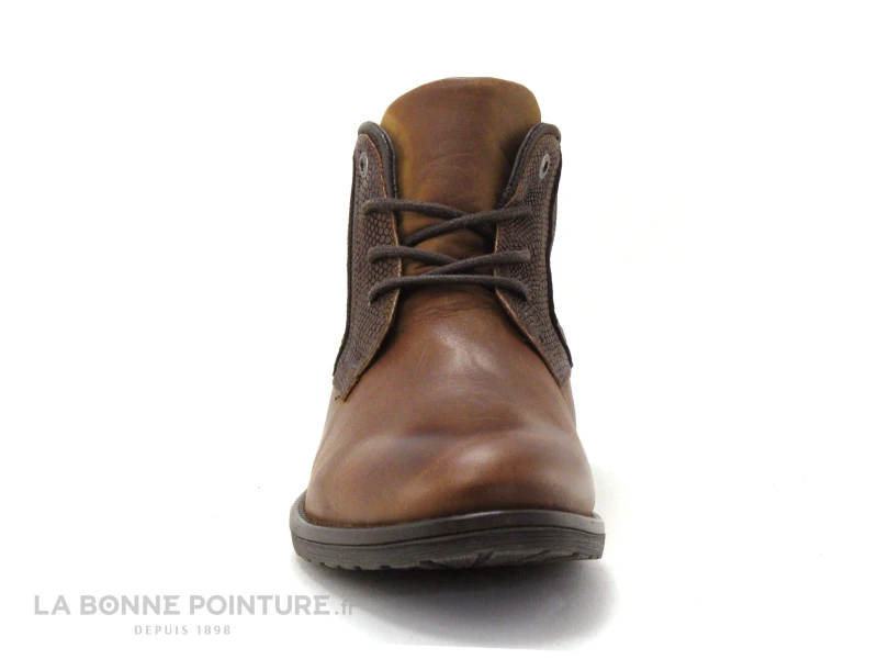 Redskins Bocou JD32168 Marron- Boots Homme Multimatiere Lacets 4 Redskins Bocou JD32168 Marron- Boots Homme Multimatiere Lacets – Image 2