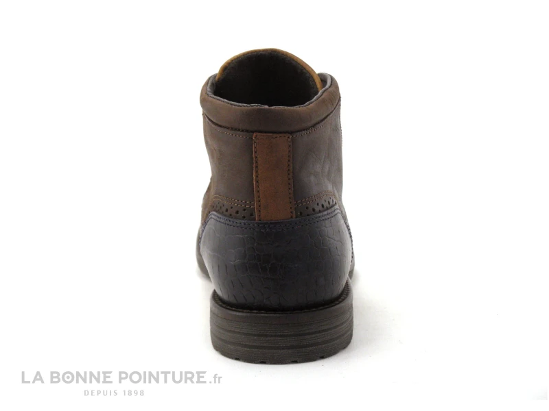Redskins Bocou JD32168 Marron- Boots Homme Multimatiere Lacets 6 Redskins Bocou JD32168 Marron- Boots Homme Multimatiere Lacets – Image 4