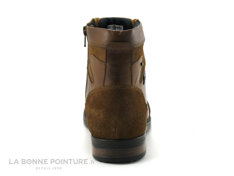 Redskins NITRO Cognac - Boots Homme Marron Avec Zip Et Lacet 6 Redskins NITRO Cognac - Boots Homme Marron Avec Zip Et Lacet – Image 4