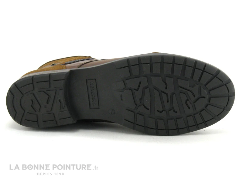 Redskins NITRO Cognac - Boots Homme Marron Avec Zip Et Lacet 9 Redskins NITRO Cognac - Boots Homme Marron Avec Zip Et Lacet – Image 7