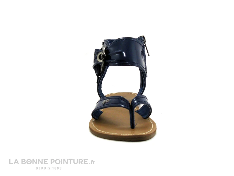 Les Ptites Bombes THALIE Verni Bleu - Sandale Entre-doigts 4 Les Ptites Bombes THALIE Verni Bleu - Sandale Entre-doigts â Image 2