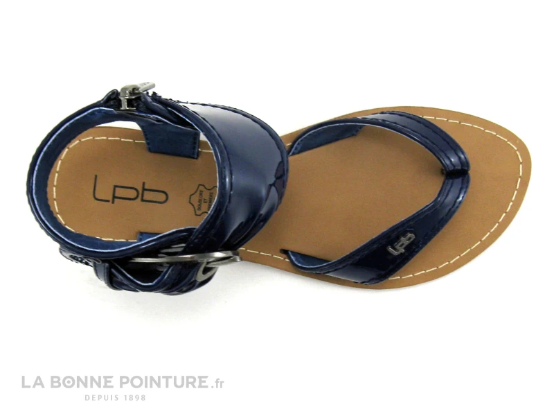 Les Ptites Bombes THALIE Verni Bleu - Sandale Entre-doigts 8 Les Ptites Bombes THALIE Verni Bleu - Sandale Entre-doigts â Image 6