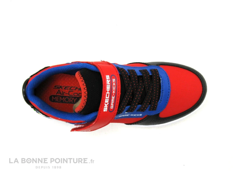 Skechers - 402290L - GAME COURT Rouge Bleu Noir - Sneakers Enfant 8 Skechers - 402290L - GAME COURT Rouge Bleu Noir - Sneakers Enfant – Image 6