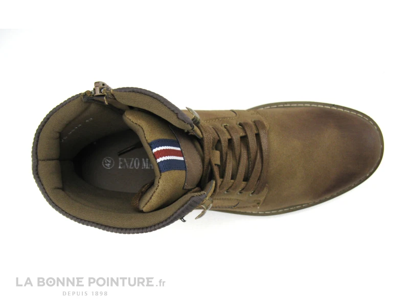 Enzo Marconi-V9813 Brown - Boots Homme Marron Fonce 8 Enzo Marconi-V9813 Brown - Boots Homme Marron Fonce â Image 6