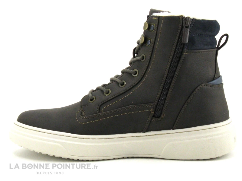 Mustang 4181 601 306 Cafe - Chaussure Montante Homme Marron 5 Mustang 4181 601 306 Cafe - Chaussure Montante Homme Marron â Image 3