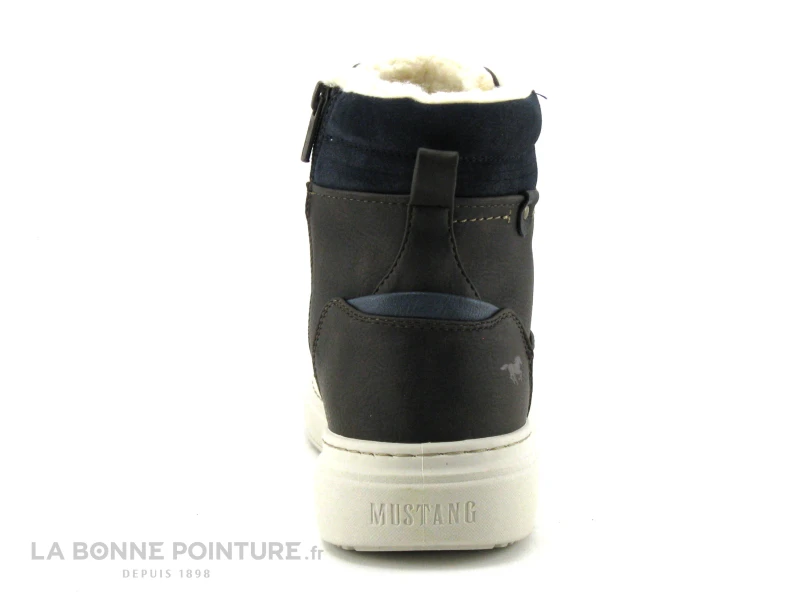 Mustang 4181 601 306 Cafe - Chaussure Montante Homme Marron 6 Mustang 4181 601 306 Cafe - Chaussure Montante Homme Marron â Image 4