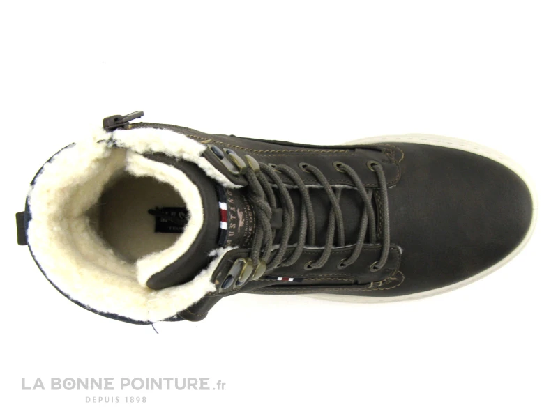 Mustang 4181 601 306 Cafe - Chaussure Montante Homme Marron 8 Mustang 4181 601 306 Cafe - Chaussure Montante Homme Marron â Image 6