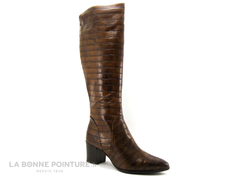 Marco Tozzi 2-25509-27 - Chestnut Croco - Botte Femme Talon Haut 3 Marco Tozzi 2-25509-27 - Chestnut Croco - Botte Femme Talon Haut