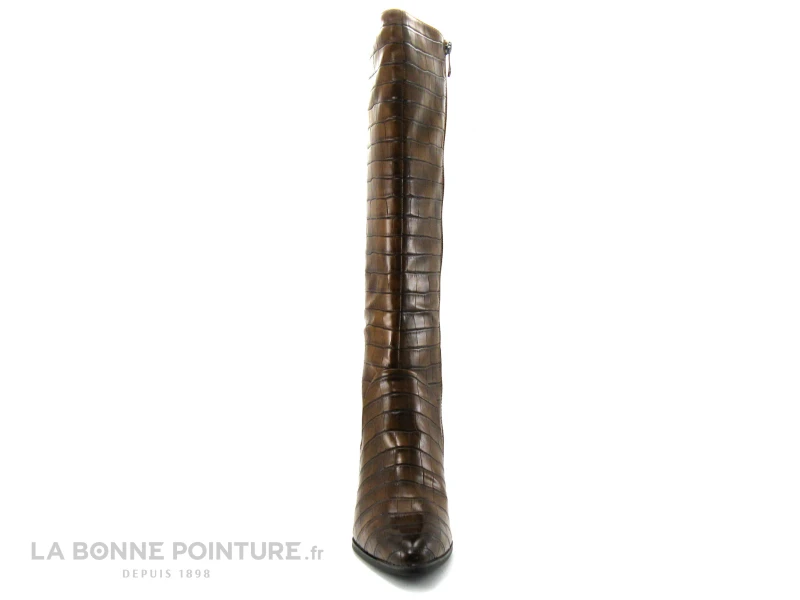 Marco Tozzi 2-25509-27 - Chestnut Croco - Botte Femme Talon Haut 4 Marco Tozzi 2-25509-27 - Chestnut Croco - Botte Femme Talon Haut – Image 2