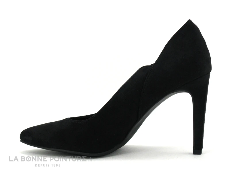 Marco Tozzi 2-22437-25 Black - Escarpin Pointu Noir - Talon Aiguille 5 Marco Tozzi 2-22437-25 Black - Escarpin Pointu Noir - Talon Aiguille â Image 3