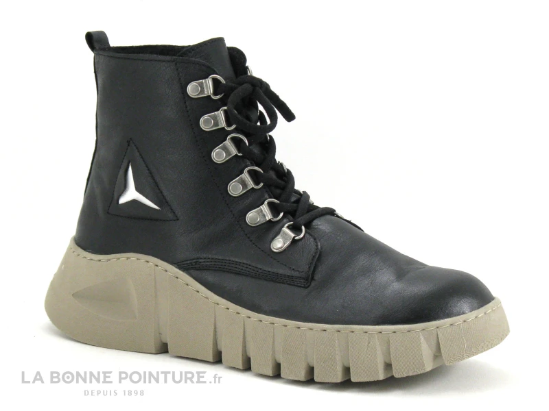 Karyoka IMANE Noir - Chaussure Montante Noire - Semelle Plateforme 7 Karyoka IMANE Noir - Chaussure Montante Noire - Semelle Plateforme – Image 5