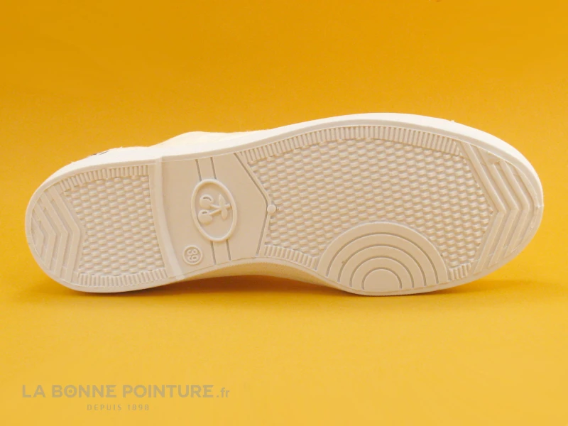 Le Temps Des Cerises BASIC 02 Dentelle Blanc - Basket Toile 9 Le Temps Des Cerises BASIC 02 Dentelle Blanc - Basket Toile – Image 7