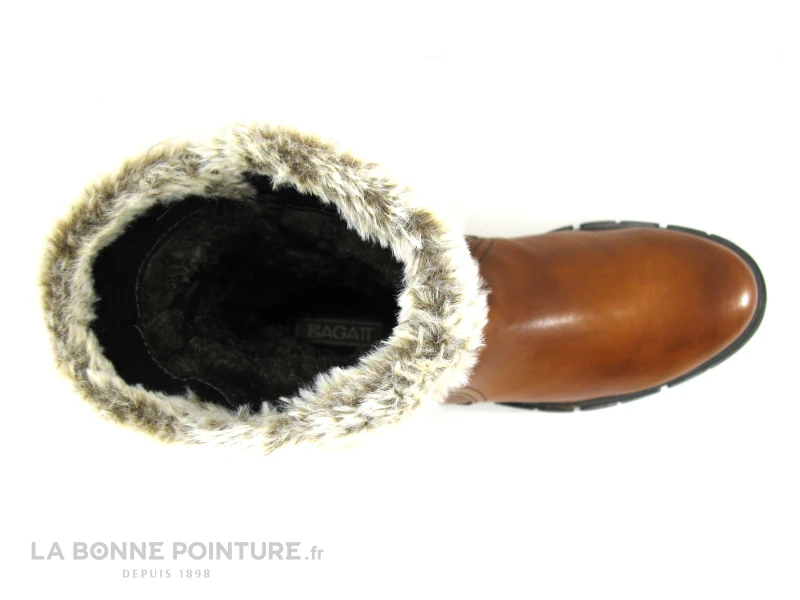 Bagatt FIONA D31-A9650-4100 Cognac - Bottine Femme Cuir Marron 8 Bagatt FIONA D31-A9650-4100 Cognac - Bottine Femme Cuir Marron â Image 6