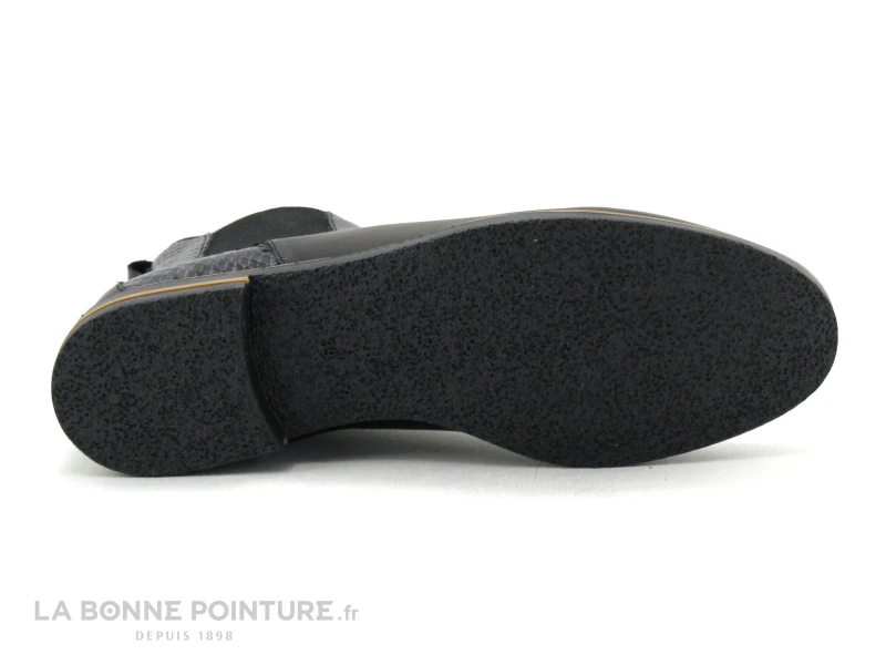 Morans VISCOSE Noir - Boots Chelsea Femme Arriere Python 9 Morans VISCOSE Noir - Boots Chelsea Femme Arriere Python – Image 7