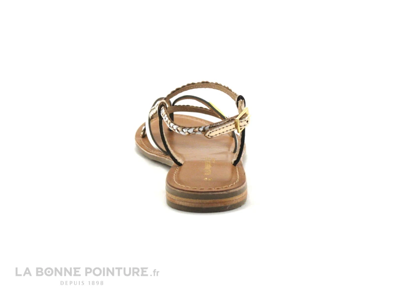 Tropeziennes MONATRES 19038 - Blanc Or - Nu-pieds 6 Tropeziennes MONATRES 19038 - Blanc Or - Nu-pieds – Image 4