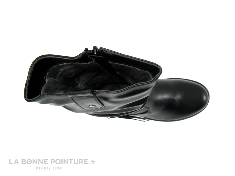 Wipop DUCLAIR Noir - Botte Fille Noire Avec Tige Froncee 7 Wipop DUCLAIR Noir - Botte Fille Noire Avec Tige Froncee â Image 5