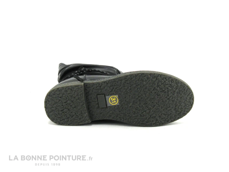 Wipop DUCLAIR Noir - Botte Fille Noire Avec Tige Froncee 8 Wipop DUCLAIR Noir - Botte Fille Noire Avec Tige Froncee â Image 6