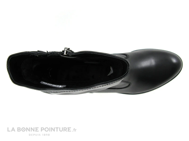 Tamaris Black 1-25055-25 Bottines Noires Plissees A Zip 8 Tamaris Black 1-25055-25 Bottines Noires Plissees A Zip – Image 6