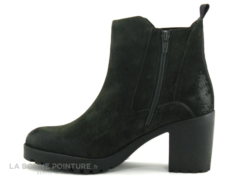 Bugatti SKADI Dark Green - Boots Talon Epais - 411765351400 5 Bugatti SKADI Dark Green - Boots Talon Epais - 411765351400 – Image 3