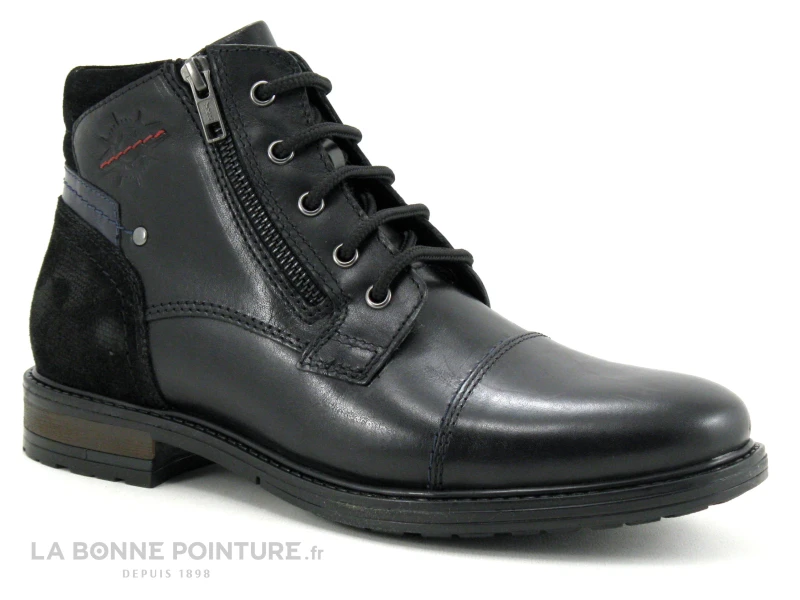 Point D Orgues FORY Noir - Boots Homme - 2 Fermetures Eclair 7 Point D Orgues FORY Noir - Boots Homme - 2 Fermetures Eclair â Image 5