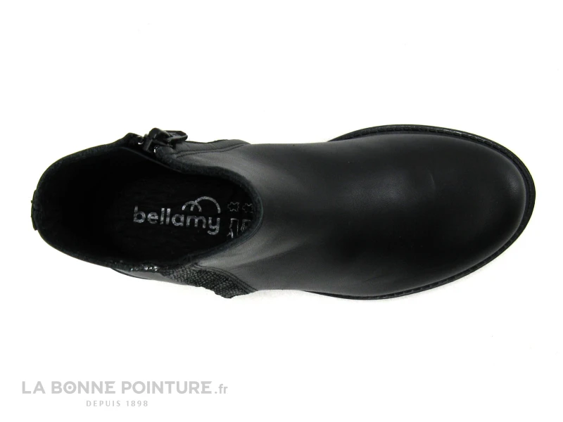 Bellamy CASTEL Noir - Glitter Et Fronces Cote - Boots Fille 8 Bellamy CASTEL Noir - Glitter Et Fronces Cote - Boots Fille – Image 6