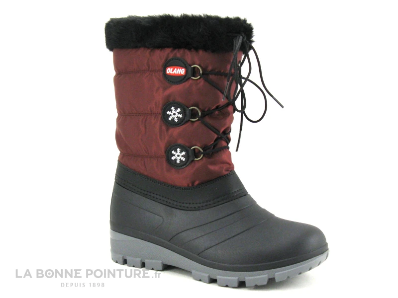 Olang PATTY Bordeaux - Botte Neige Femme 7 Olang PATTY Bordeaux - Botte Neige Femme â Image 5