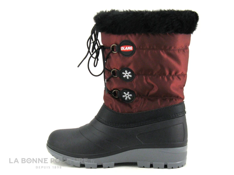 Olang PATTY Bordeaux - Botte Neige Femme 5 Olang PATTY Bordeaux - Botte Neige Femme â Image 3