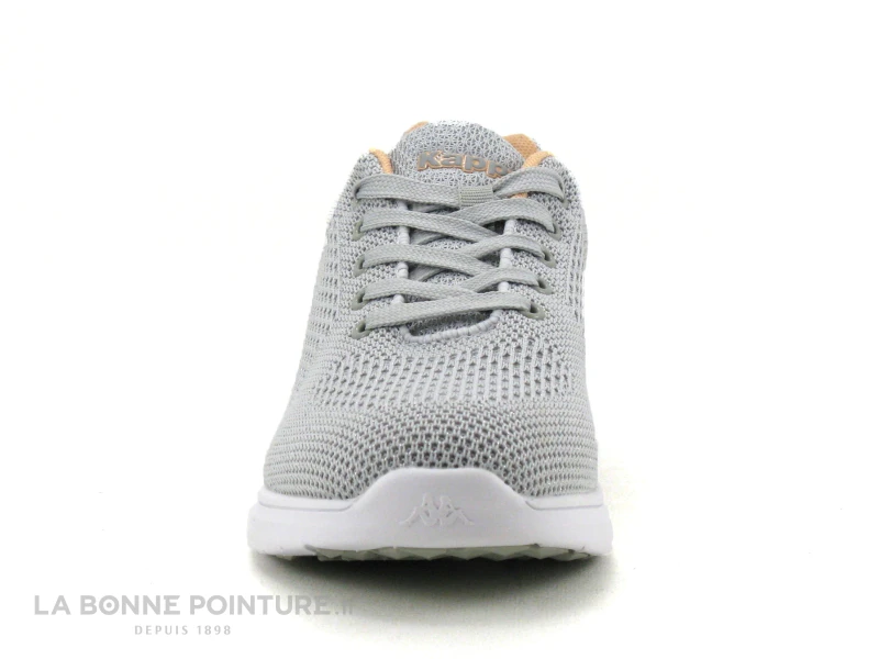 Kappa ASIVAT 341973W A6D - Basket Femme Maille Grise 4 Kappa ASIVAT 341973W A6D - Basket Femme Maille Grise – Image 2