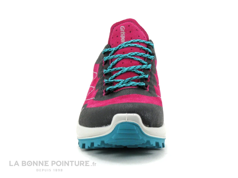 Grisport 14701V19G - Fuchsia - Noir - Turquoise - Basket Rando Femme 4 Grisport 14701V19G - Fuchsia - Noir - Turquoise - Basket Rando Femme â Image 2
