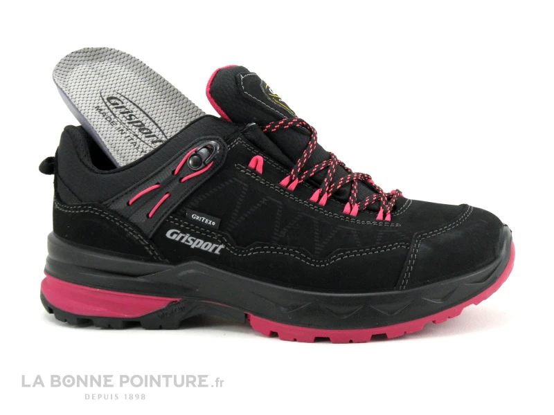 Grisport 14901N13G Noir Rose - Basket Rando Et Trekking Femme 7 Grisport 14901N13G Noir Rose - Basket Rando Et Trekking Femme â Image 5