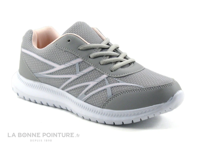 Run Away FIORELLA Gris Rose - Basket Sport Femme 7 Run Away FIORELLA Gris Rose - Basket Sport Femme â Image 5