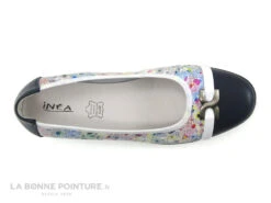 Inea INDIRA Blanc Multicolore - Ballerine Femme -Chaussure Offre Boutique cd24607c73b9e66c561f35ea11d5d5ef img 6069.jpg 166824