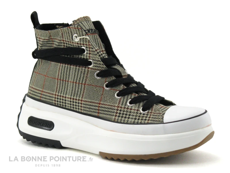 Dockers 51IV201 610 100 - Prince De Galles - Basket Montante Femme 7 Dockers 51IV201 610 100 - Prince De Galles - Basket Montante Femme – Image 5
