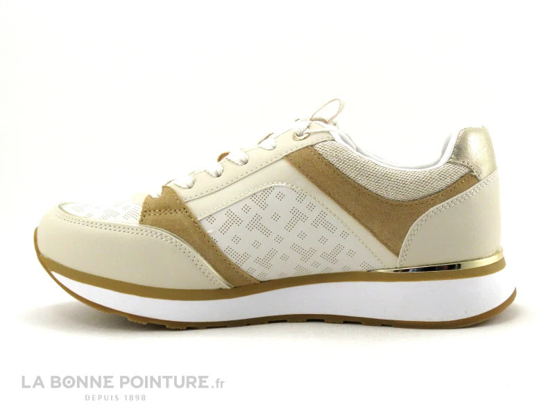 Tamaris 1-23726-20 Ivory Nut Comb - Sneakers Mode Femme 5 Tamaris 1-23726-20 Ivory Nut Comb - Sneakers Mode Femme â Image 3