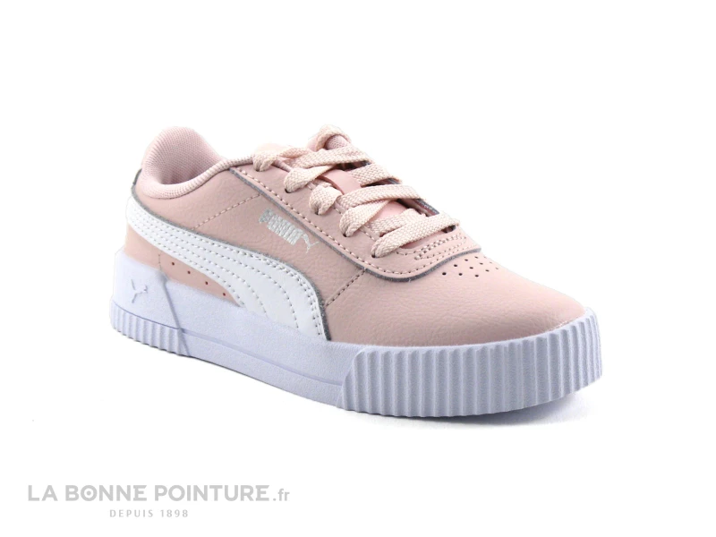 Puma PS CARINA 370678Y33 - Basket Fille Rose Et Blanche 7 Puma PS CARINA 370678Y33 - Basket Fille Rose Et Blanche – Image 5