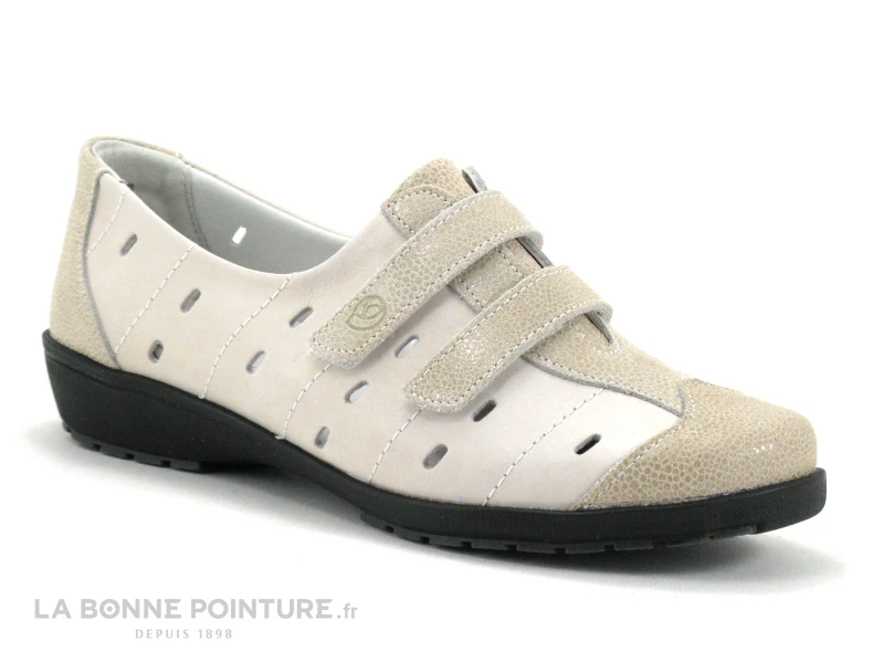 Suave 8017 PT Almond Natural - Chaussure Confort Velcro 3 Suave 8017 PT Almond Natural - Chaussure Confort Velcro