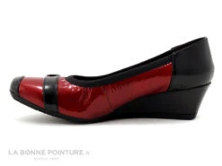 INEA FANA - Escarpin Rouge Verni - Noir - Talon Compense -Chaussure Offre Boutique cd24607c73b9e66c561f35ea11d5d5ef img 6419.jpg 124907