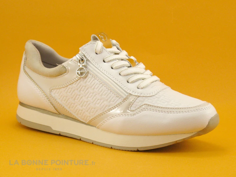 Tamaris 1-23603-20 Off White Comb - Basket Blanche Femme 3 Tamaris 1-23603-20 Off White Comb - Basket Blanche Femme